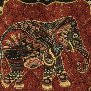 Intricate Elephant Tapestry Wall Art